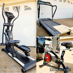 Elliptical, Bike & Treadmill