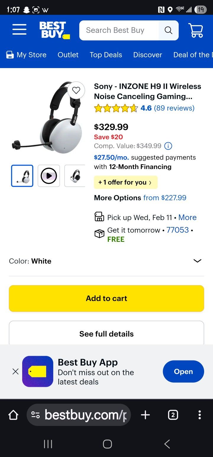 Sony Inzone Headphones Wireless
