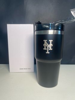 NY Mets Stainless Steel Tumbler with Lid