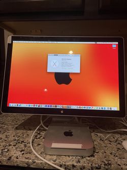 Mac Mini And 24inch Apple LED CINEMA DISPLAY