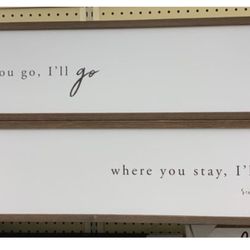 Hobby Lobby Print Set 37.5 " × 9 "