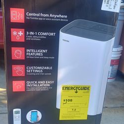 TOSHIBA PORTABLE  AIR CONDITIONER ,NEW ,NEVER OPENED