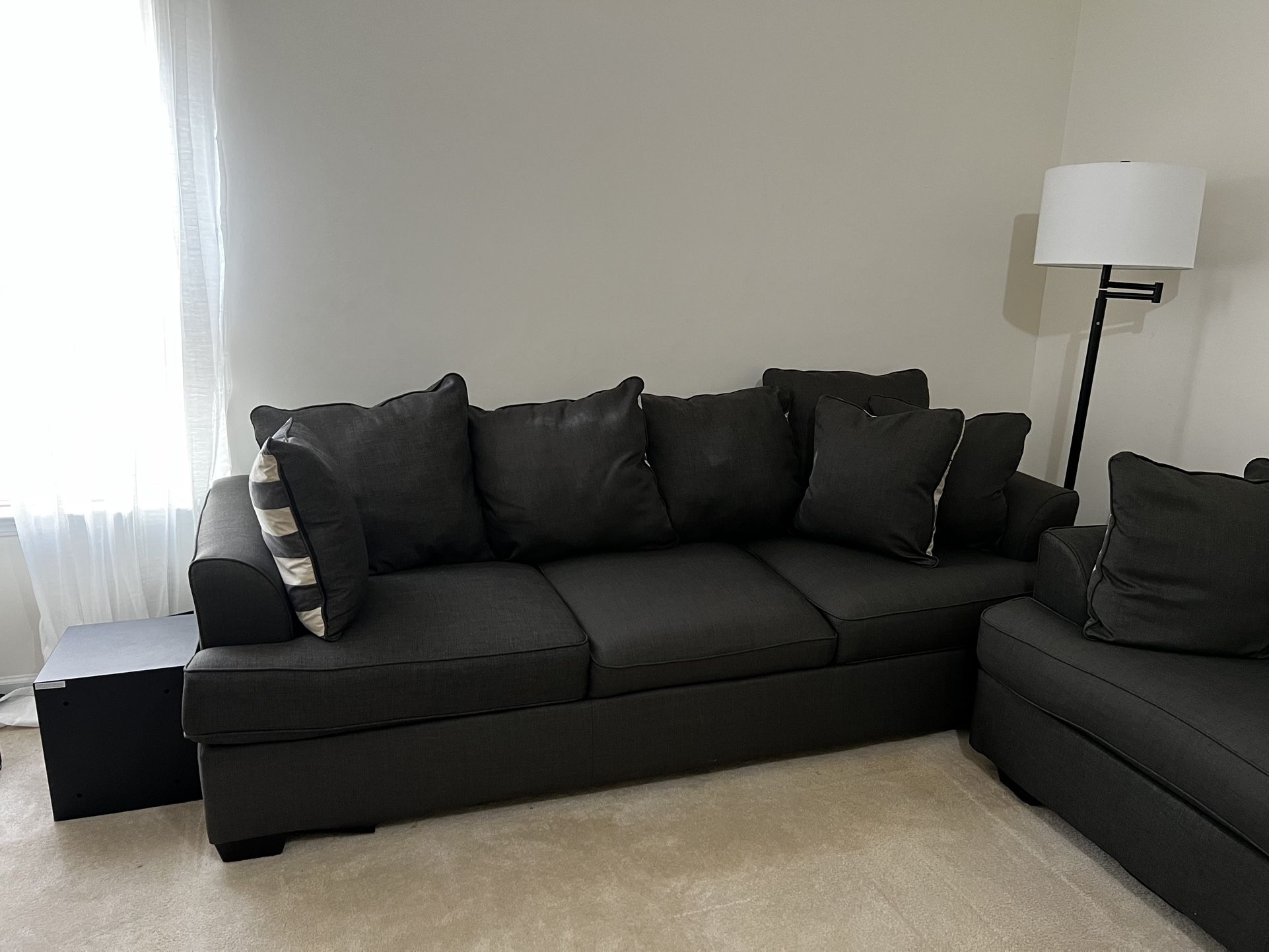 2pcs Sleeper sofa couch set - Microfiber