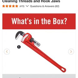 Ridgid 24 Wrench Pipe 