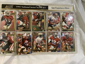 SAN FRANCISCO 49ERS  National Series Team Set 1991 Action Packed Sealed Football (Original)