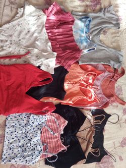 Crop tops and dresses