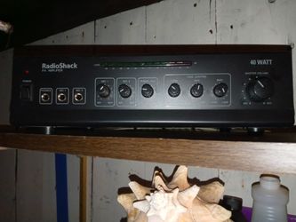 Radio Shack 40 watt PA Amplifier