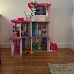Barbie Dolls, Large House  & Other Barbie Accessory Sets