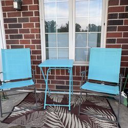 3-piece Outdoor Folding Bistro Set