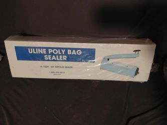 Uline H-1029 20” Impulse Poly Bag Sealer Heat Sealer
