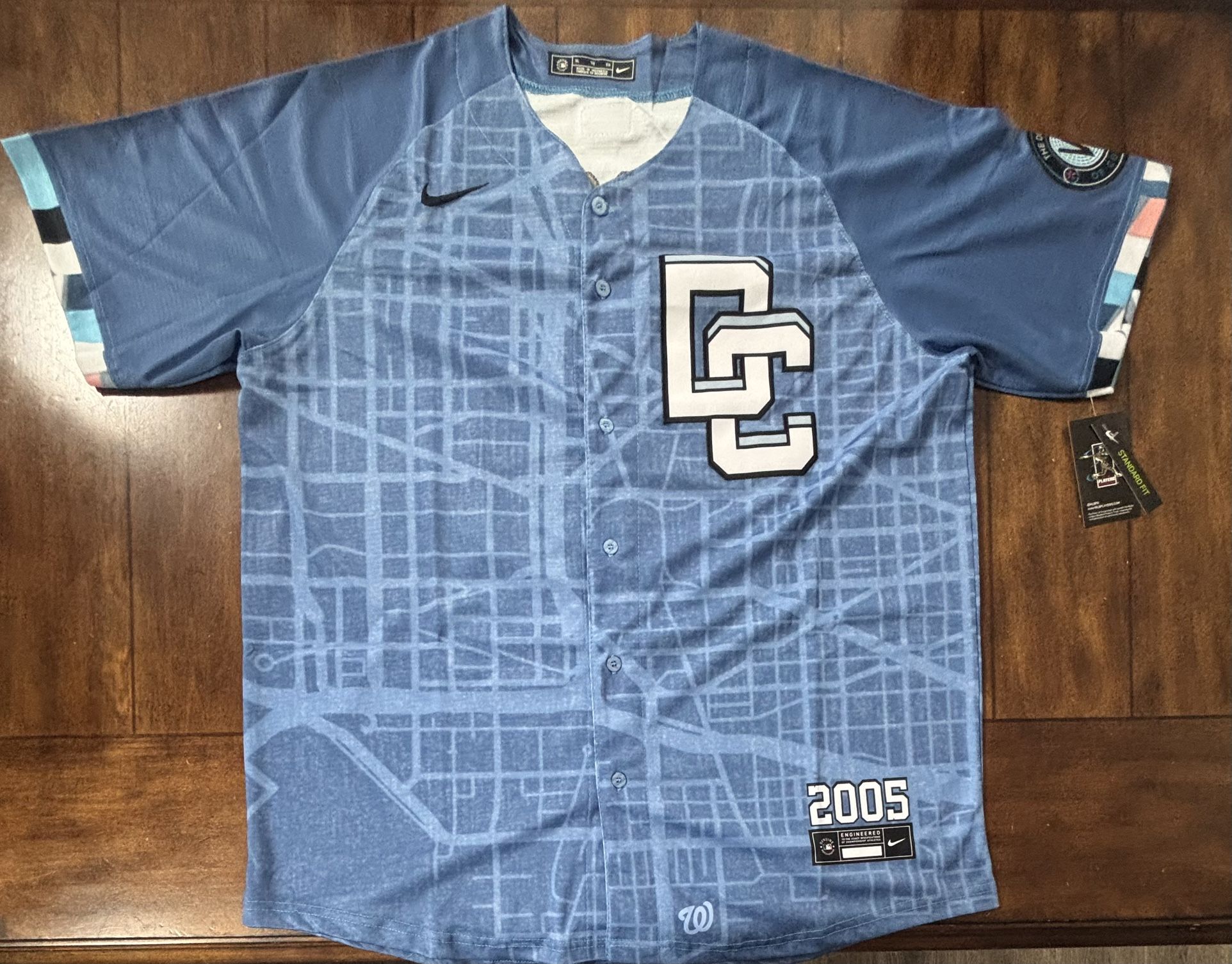 Washington Nationals James Wood 2025 City Connect Limited Jersey Adult XL