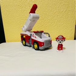 PAW Patrol Marshall Rescue Fire Engine Marshall Figure Set