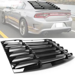 11-23 Dodge Charger Window Louvers Gloss Black