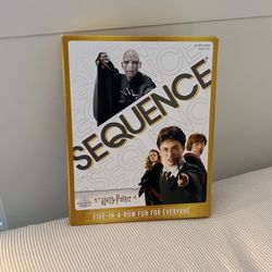 Sequence Board Game Harry Potter Edition. (Comes With Everything)