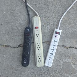 3 Power Strips 