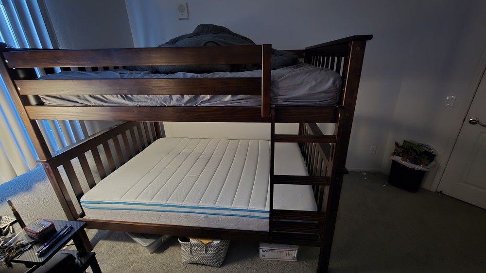 Bunk Bed Frame for Full Size Mattresses