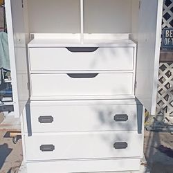 Dixie White Armoire - Delivery Available!