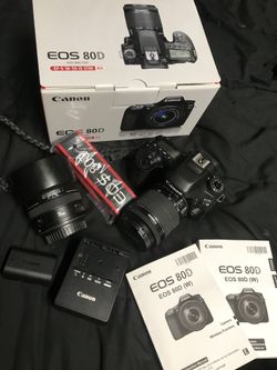 Canon 80d 2 lenses