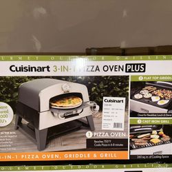 Cuisinart 3-1 Pizza Oven Griddle And Grill 