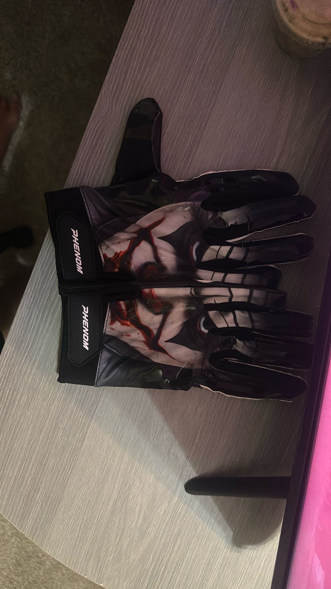 Phenom Jester Football Gloves