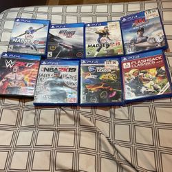 PS4 Games All Different Prices 