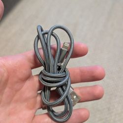 Braided Lightning Charging Cable (Durable USB-A to iPhone/iPad)