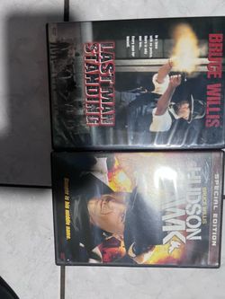 Bruce Willis DVD Movies Hudson Hawk & the last man standing