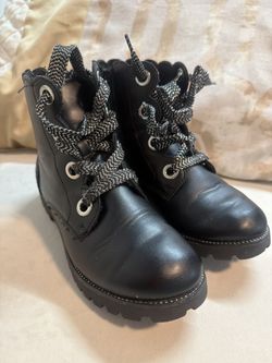 Joie Kids - Black Ankle Boots - Size 4