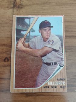 Topps 1962 Harmon Killebrew Card