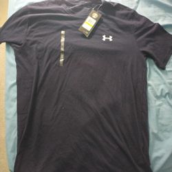 New Under armour Heatgear Shirt Size Medium Navy
