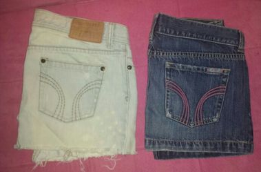 Hollister jean skirts size 3&5