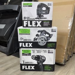 Flex 24v Tools Drill Circular Saw And Jigsaw Battery And Charger
