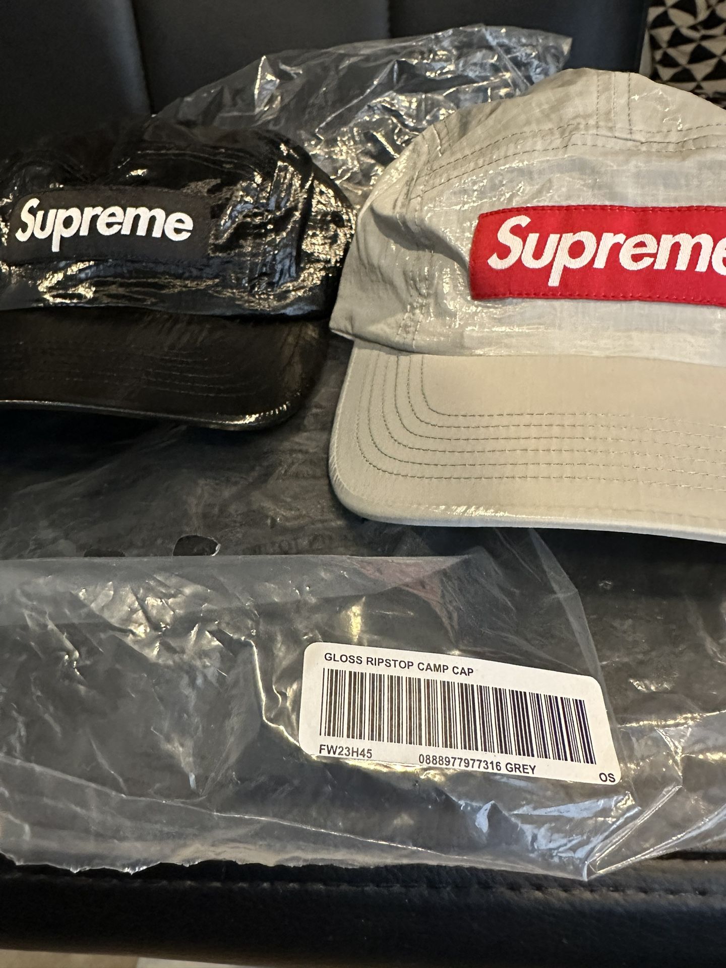 Supreme Hat Cap Gloss Ripstop Camp 