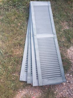 Vinyl shutters 15x75 left