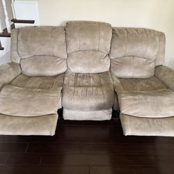 Reclining Sofa + Loveseat