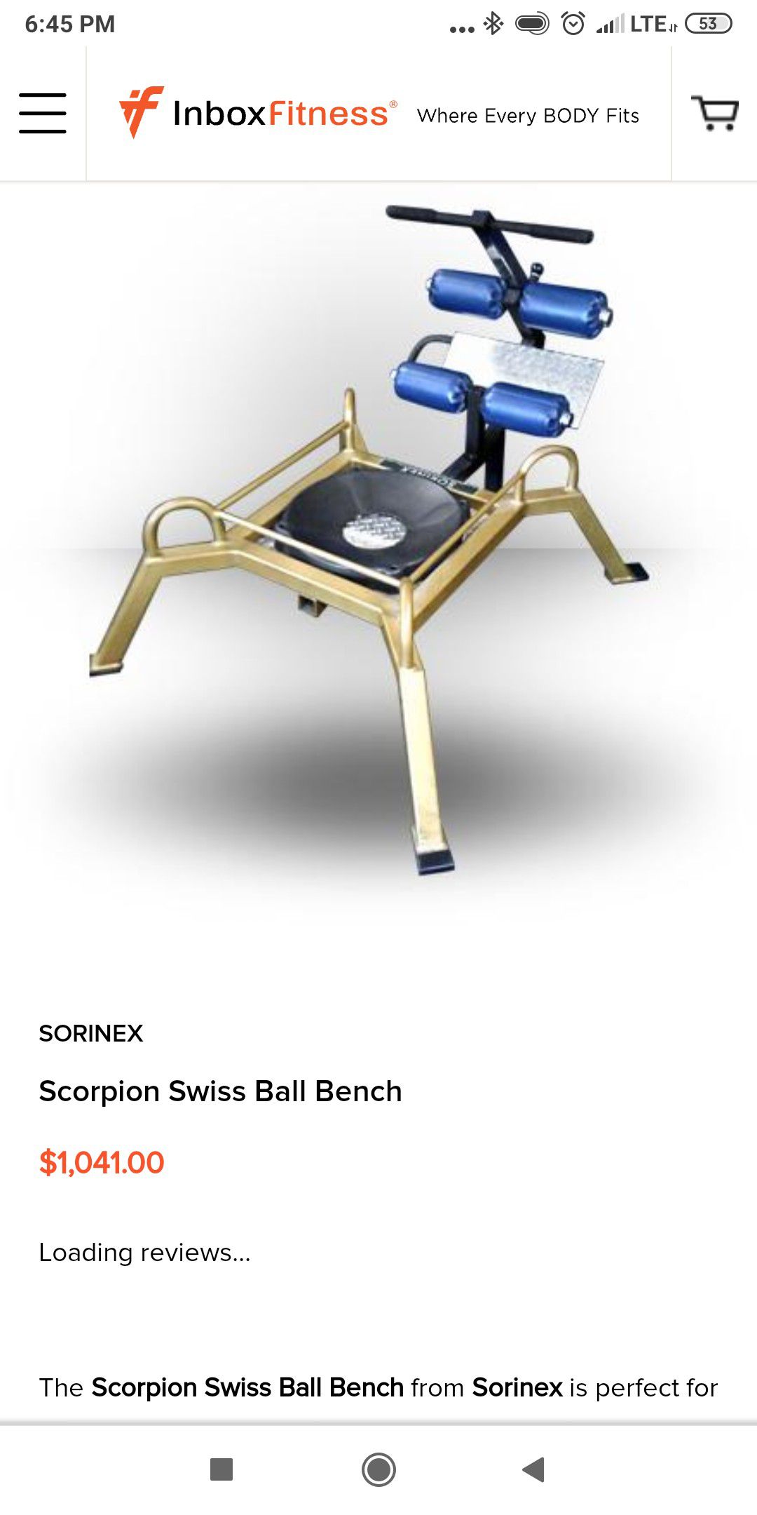 Sorinex bench very high-quality piece of equipment small compact multiple uses