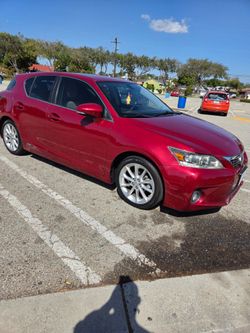 Lexus CT 200h Hybrid Hatchback Red