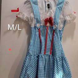 Women's Wizard Of Oz Costume Size M/L