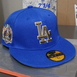 Size 7 1/4 Los Angeles Dodgers New Era 59fifty Fitted Hat. Brand New Cap 