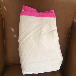 New Pottery Barn Linen Crib Skirt