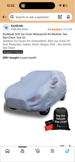 SUV Car Cover Waterproof All Weather
