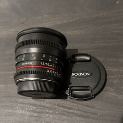 Rokinon 50mm 1.5 EF mount