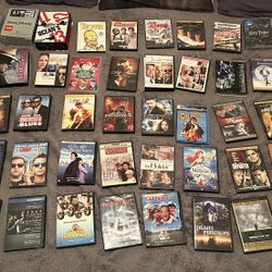 Collection of 50 DVD Movies/Shows