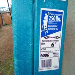 6'  Werner Fiberglass Step Ladder 