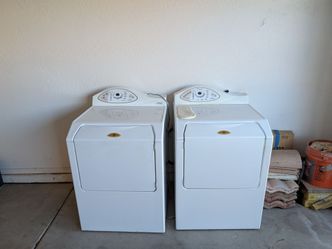 Maytag Neptune washer and dryer w/base