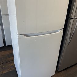 Little Fridge Has Some Dents But Works Good-60”-H- 25”-D- 27”1/2-W
