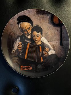 Norman Rockwell collectible plate 