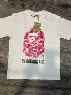 Pink camo bape shirt