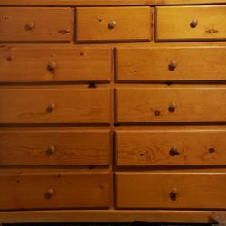 11 Drawers Solid Wood