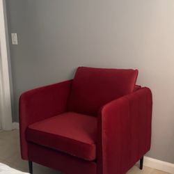 Velvet Sofa Armchair 